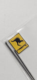 JM SIGNS JMS041 AUS Road Warning Signs - Kangasaurus Ahead HO Scale